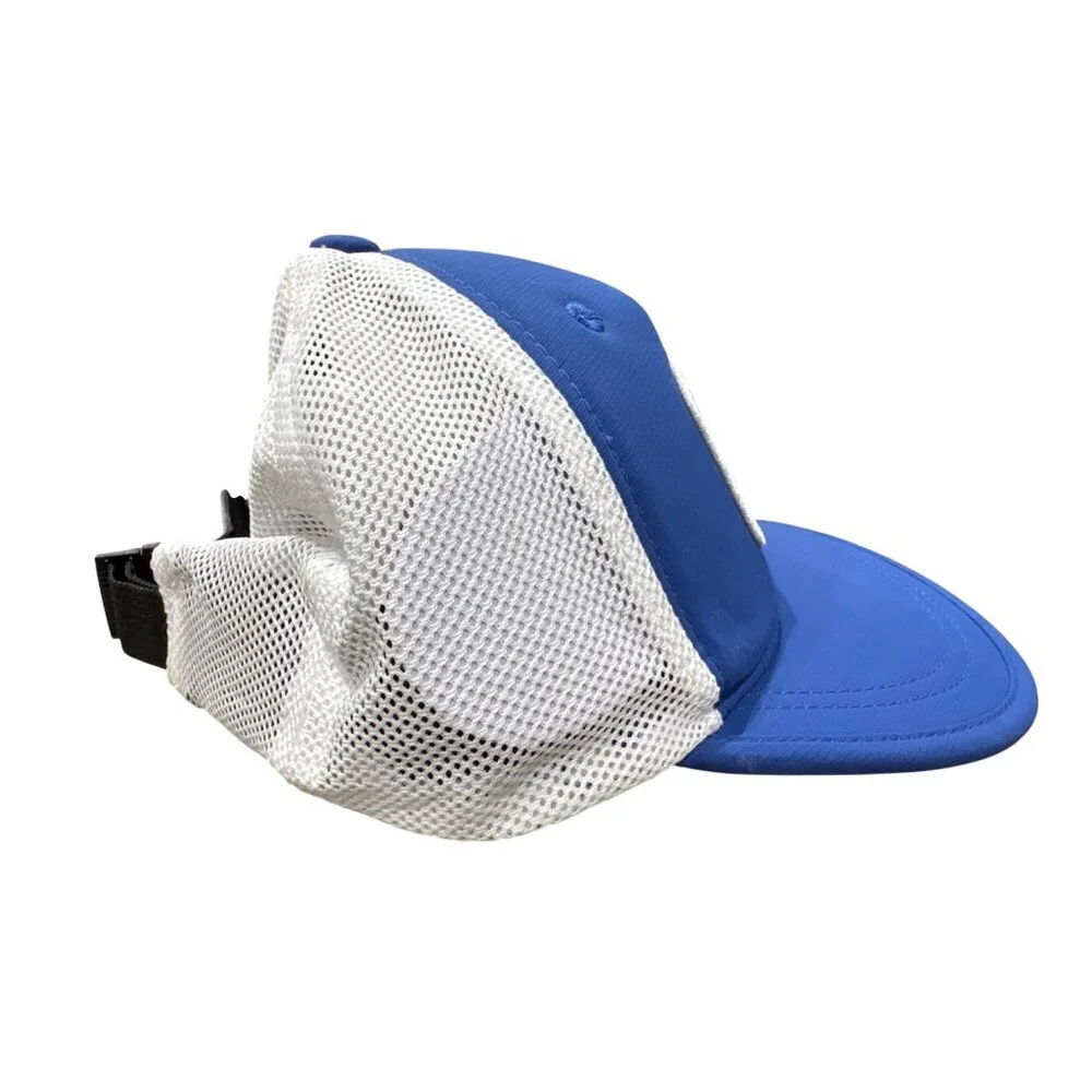 Speedo Kids Trucker Hat Splashing Blue Adjustable Floating Mesh Back Summer Cap
